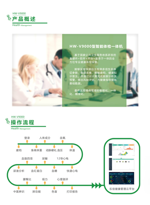 智慧健康驛站新標(biāo)桿 樂(lè)佳HW-V9000型多功能健康管理一體機(jī)